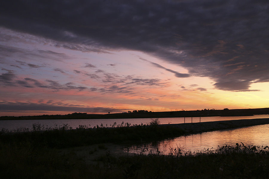 Sunset over Lake Wanahoo